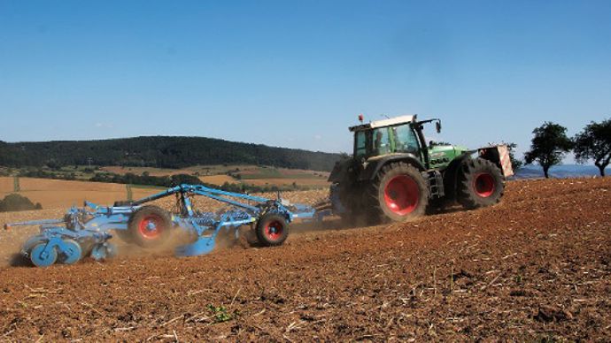 contrôle de la profondeur de travail Lemken