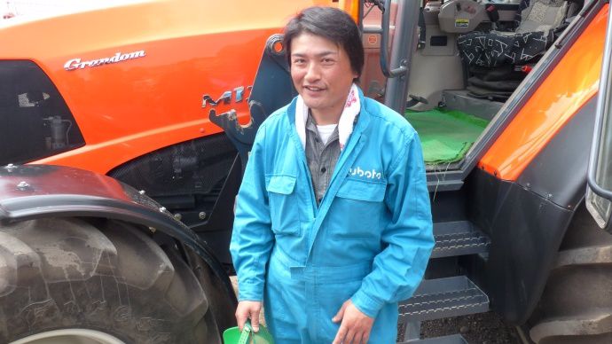 Shinobu Oono, agriculteur sur l'île d'Hokkaido au Japon 