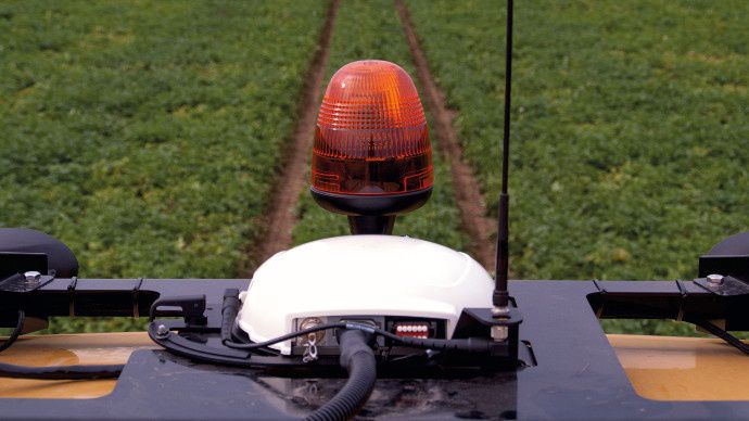 Antenne sur RoGator 600