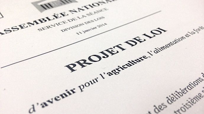 Le projet de loi pour l'agriculture française Le projet de loi pour l'agriculture française