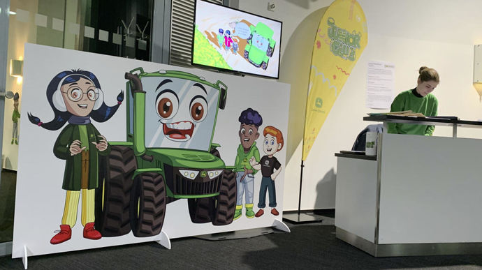Chez John Deere, vous pouvez laisser vos enfants au 
