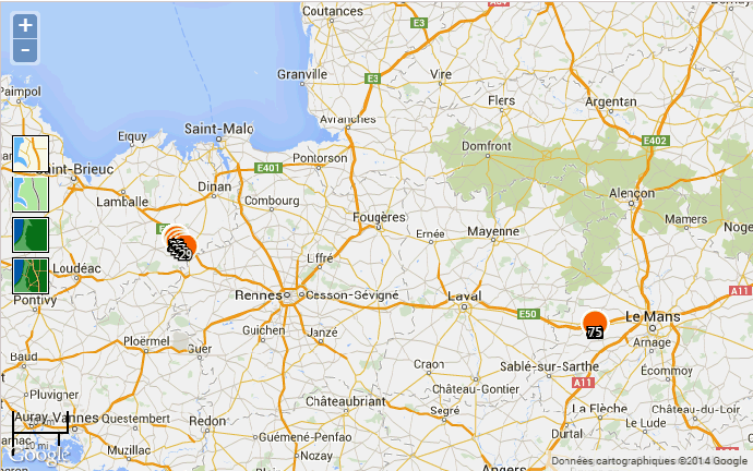 Localisation... interception. Localisation... interception.