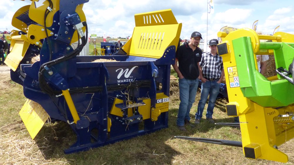 Trois démonstrations de matériels d'élevage Warzee 