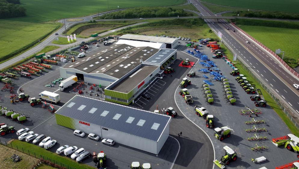 Une base, 25 techniciens et 18 fourgons pour Claas Caen