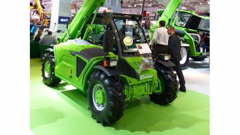 Un petit chariot télescopique musclé chez Merlo Un petit chariot télescopique musclé chez Merlo