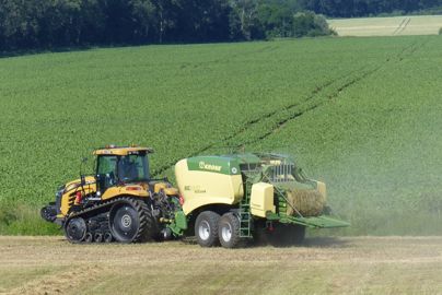 Krone : les presses en action Krone : les presses en action