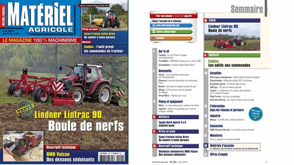 Matériel Agricole n°222 bientôt dans votre boîte aux lettres et en kiosque !