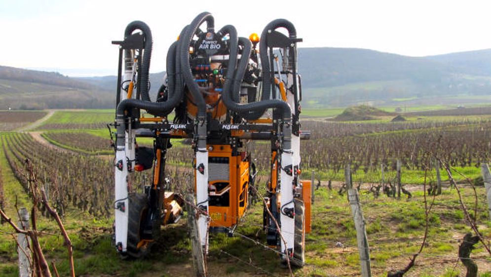 Pellenc rapatrie ses enjambeurs