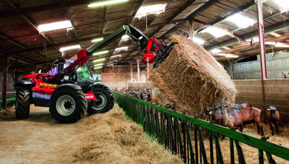Manitou poussé par la construction