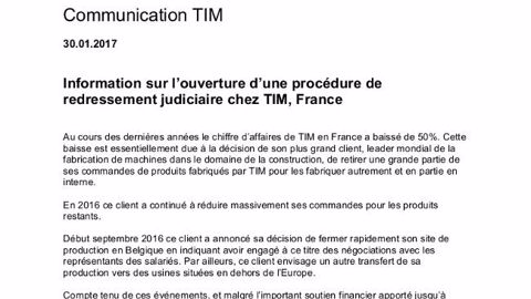 Tim en grandes difficultés Tim en grandes difficultés