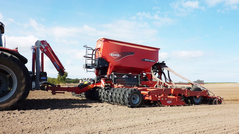 Double distribution pour le semoir Kuhn Espro Double distribution pour le semoir Kuhn Espro