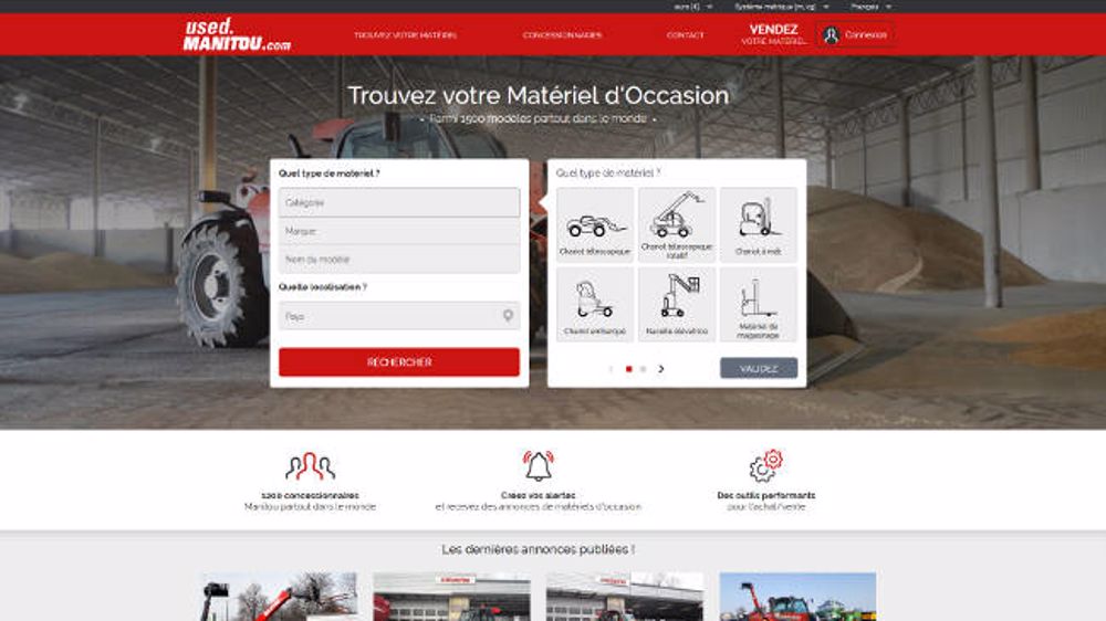 Manitou met ses occasions en valeur Manitou met ses occasions en valeur