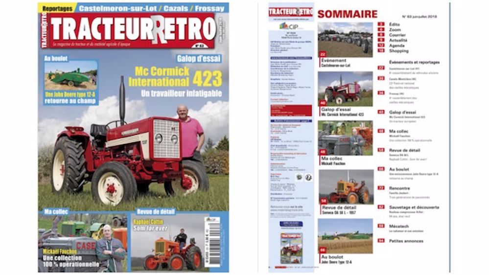 Tracteur Rétro n°63 est paru !