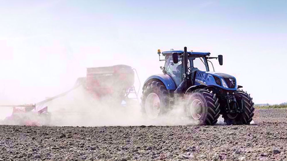 Un petit T7 HD chez New Holland Un petit T7 HD chez New Holland