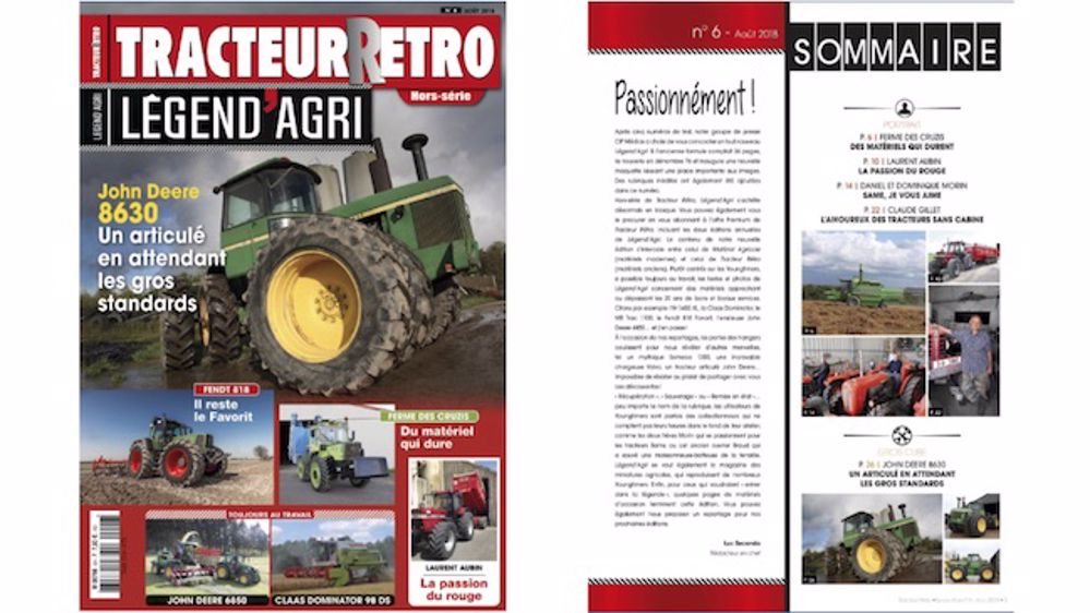 Légend'Agri n°6 en kiosque ou sur commande ! Légend'Agri n°6 en kiosque ou sur commande !