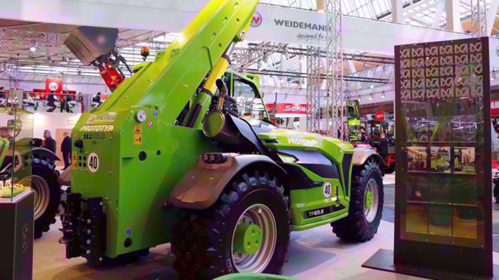 Un prototype Merlo levant jusqu'à 6,5 t Un prototype Merlo levant jusqu'à 6,5 t