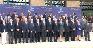 Photo de famille avant le dernier round des négociations en vue d'adopter le plan d'actions