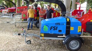FSI Franskan : un broyeur de branches tout électrique à batterie
