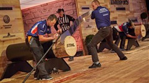 Stihl Timbersports : le 4e sacre de Pierre Puybaret Stihl Timbersports : le 4e sacre de Pierre Puybaret