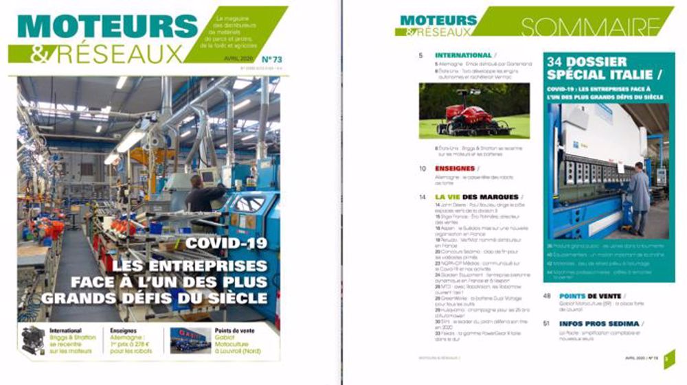 Moteurs & Réseaux avril 2020 100 % en télétravail