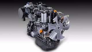 Moteur common rail Yanmar de 48 ch à injection directe de nouvelle génération avec filtre à particule et système de régénération.