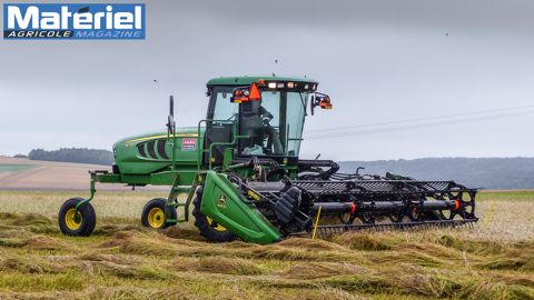 Vidéo : John Deere W150 à la récolte du ray-grass Vidéo : John Deere W150 à la récolte du ray-grass