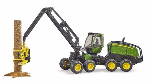 Une mini John Deere 1270G dans les bois Une mini John Deere 1270G dans les bois