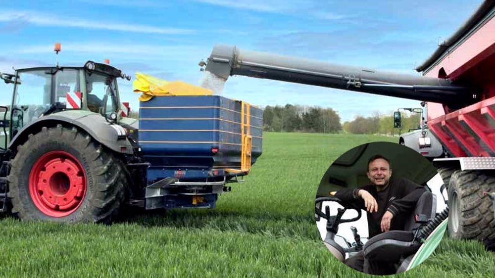Bogballe, le transport de l'engrais Bogballe, le transport de l'engrais