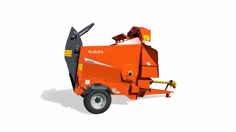 La pailleuse Kubota BC2300 plus performante La pailleuse Kubota BC2300 plus performante