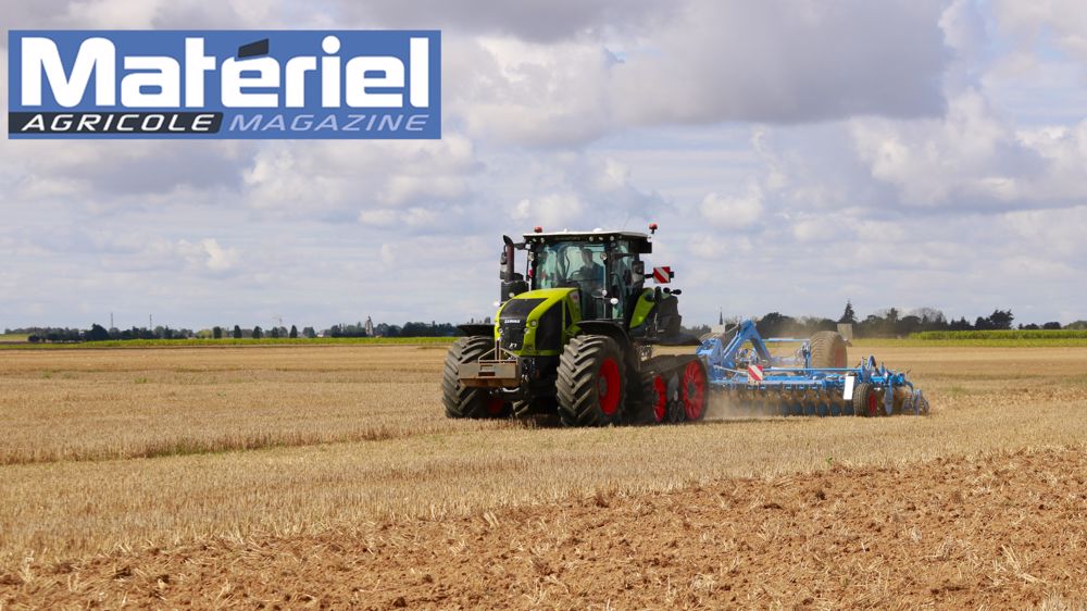 Vidéo : prise en main du tracteur Claas Axion 960 Terra Trac au champ Vidéo : prise en main du tracteur Claas Axion 960 Terra Trac au champ