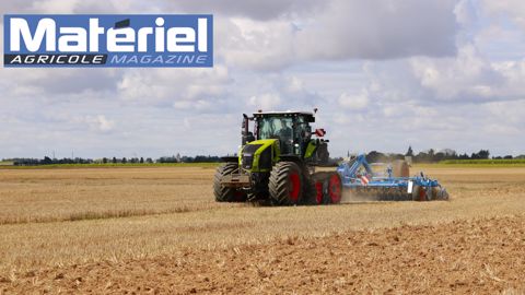 Vidéo : prise en main du tracteur Claas Axion 960 Terra Trac au champ Vidéo : prise en main du tracteur Claas Axion 960 Terra Trac au champ