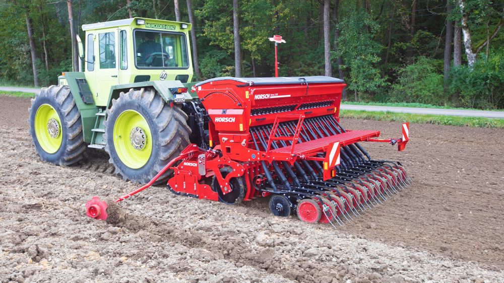Horsch pousse le vice et le semoir mécanique Versa