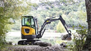 Le modèle ECR25 Electric est la première minipelle du programme « Électromobilité » de Volvo Construction Equipment.
