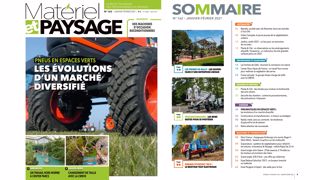 Ce mois-ci dans Matériel et Paysage