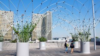 « Corolle », cette structure végétalisée innovante faite d’un matériau composite, a forgé la réputation d’Urban Canopee.