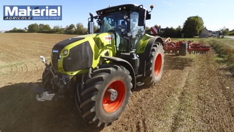 Vidéo : Essai du tracteur Claas Axion 850 Cmatic : une liaison parfaite Vidéo : Essai du tracteur Claas Axion 850 Cmatic : une liaison parfaite