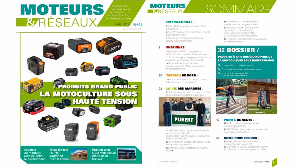 A lire dans Moteurs & Réseaux 