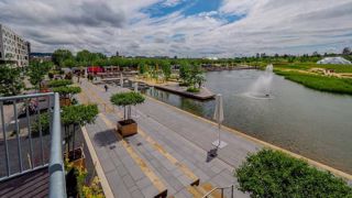 Vue générale d’une partie des aménagements réalisés par l’entreprise Seidenspinner pour le festival d’horticulture et des jardins d’Heilbronn (Allemagne) en 2019.