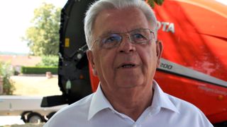 Bernard Rocha à l'occasion des 50 ans de son entreprise à Sainte-Ménehould en juillet 2015.