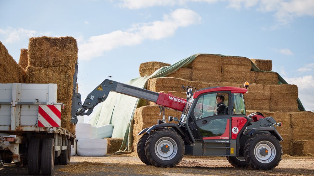 Weidemann monte jusqu'à 7 m Weidemann monte jusqu'à 7 m