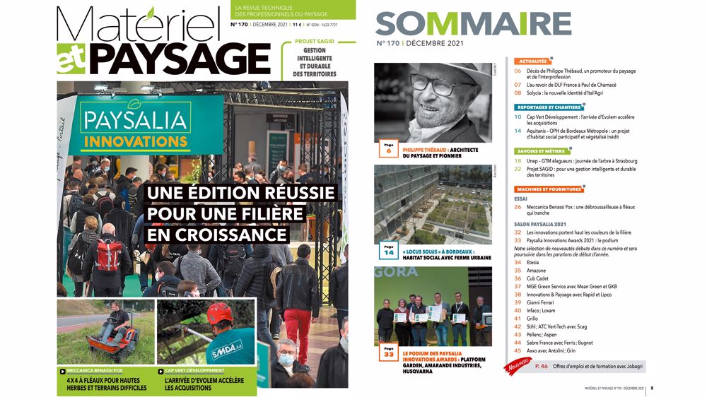 A lire dans Matériel et Paysage