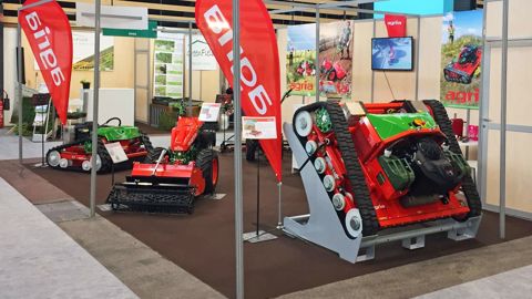 Le stand Agria sur le salon Paysalia, en décembre 2021. Le stand Agria sur le salon Paysalia, en décembre 2021.