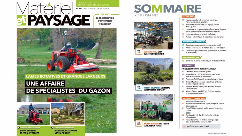 A lire dans Matériel et Paysage