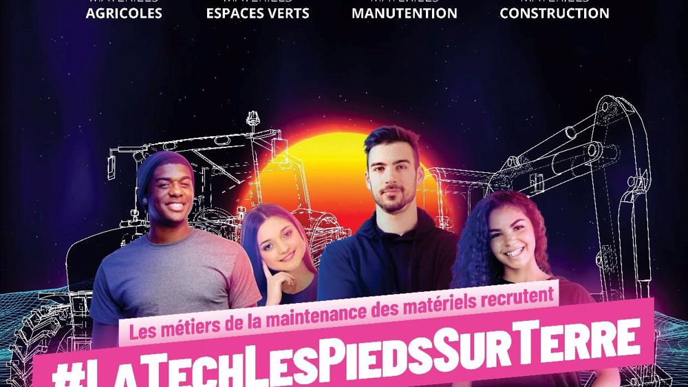 Gros plan sur le visuel créé pour l'ensemble des métiers.