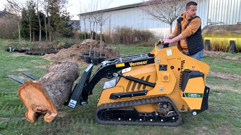 La minichargeuse Vermeer S925TX en démo La minichargeuse Vermeer S925TX en démo