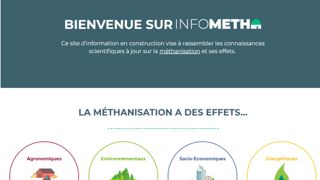 Un site d’informations pour vulgariser la méthanisation Un site d’informations pour vulgariser la méthanisation