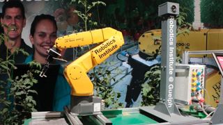 Un robot pour la récolte de fruits en serre Un robot pour la récolte de fruits en serre