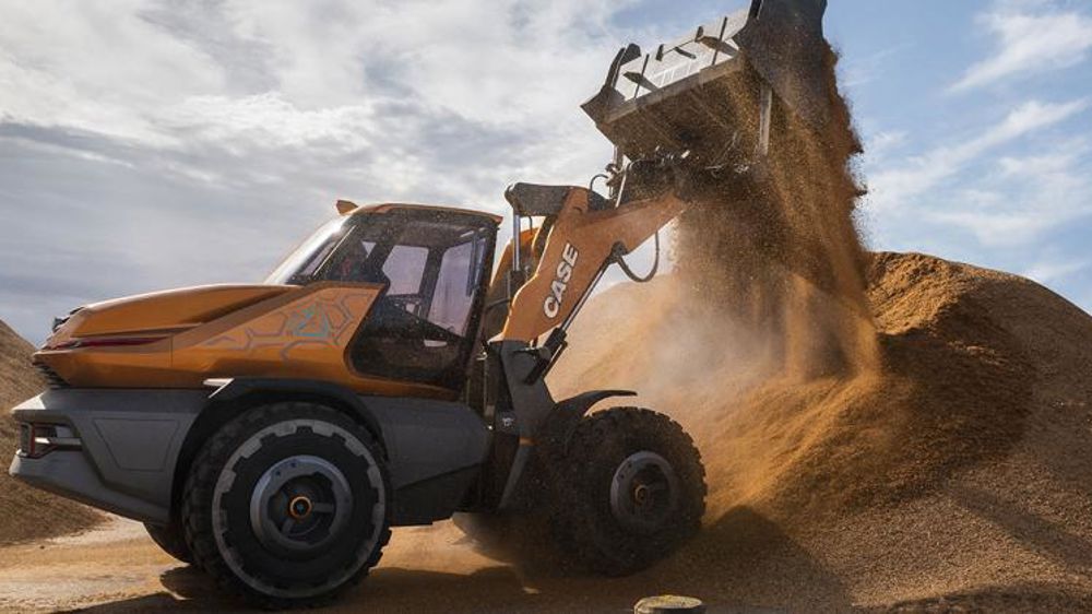 Case développe la première chargeuse au méthane