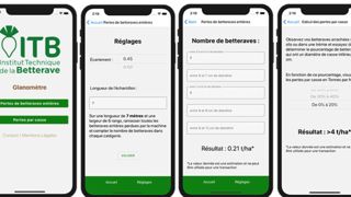 Une application pour optimiser les réglages de l’arracheuse Une application pour optimiser les réglages de l’arracheuse