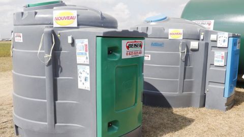 Des citernes à carburant et Ad Blue